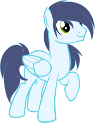 Size: 524x686 | Tagged: safe, artist:alexanderponyartist, oc, oc only, oc:soar, offspring, parent:rainbow dash, parent:soarin', parents:soarindash, simple background, solo, white background