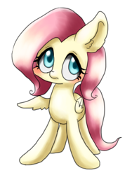 Size: 550x730 | Tagged: safe, artist:shusu, fluttershy, pegasus, pony, solo