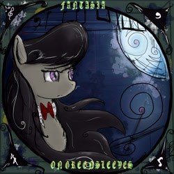 Size: 5500x5500 | Tagged: safe, artist:peperoger, octavia melody, earth pony, pony, absurd resolution, black mane, female, gray coat, mare, solo