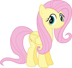 Size: 2610x2445 | Tagged: safe, artist:silentmatten, fluttershy, pegasus, pony, .ai available, .zip file at source, female, mare, simple background, solo, transparent background, vector