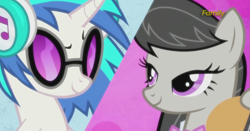 Size: 1917x1004 | Tagged: safe, screencap, dj pon-3, octavia melody, vinyl scratch, earth pony, pony, slice of life (episode), sunglasses