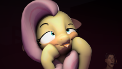 Size: 1920x1080 | Tagged: safe, fluttershy, pegasus, pony, 3d, :p, bedroom eyes, blushing, cute, drool, drunk, drunkershy, go home you're drunk, in love, lidded eyes, mlem, salivating, scout, seductive look, shyabetes, silly, source filmmaker, squishy cheeks, team fortress 2, tongue out, under the influence, wingding eyes