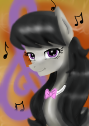 Size: 818x1157 | Tagged: safe, artist:rozzy3, octavia melody, earth pony, pony, bust, portrait, solo