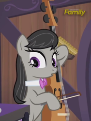 Size: 760x1010 | Tagged: safe, screencap, octavia melody, earth pony, pony, slice of life (episode), cello, musical instrument, reaction image, solo