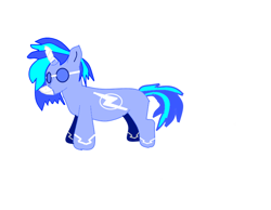 Size: 800x621 | Tagged: safe, dj pon-3, vinyl scratch, pony, unicorn, female, horn, mare, solo, superhero