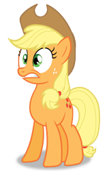 Size: 8000x12500 | Tagged: safe, artist:bronyvectors, applejack, earth pony, pony, the cutie pox, .psd available, absurd resolution, simple background, solo, transparent background, vector