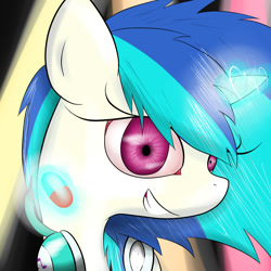 Size: 1024x1024 | Tagged: safe, artist:suenden-hund, dj pon-3, vinyl scratch, pony, unicorn, drugs, solo