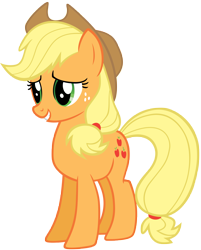 Size: 6424x8000 | Tagged: safe, artist:bronyvectors, applejack, earth pony, pony, absurd resolution, simple background, solo, transparent background, vector