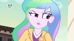 Size: 1912x1080 | Tagged: safe, screencap, princess celestia, principal celestia, better together, equestria girls, holidays unwrapped, angry, blizzard or bust, celestia is not amused, female, plusplus, unamused