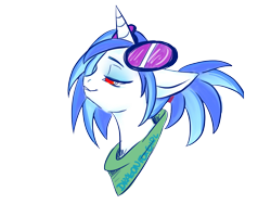 Size: 1024x768 | Tagged: safe, artist:dragonfoxgirl, dj pon-3, vinyl scratch, pony, unicorn, simple background, solo, transparent background