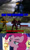 Size: 500x843 | Tagged: safe, applejack, fluttershy, pinkie pie, earth pony, pegasus, pony, the crystalling, grif, imgflip, meme, michael j caboose, private franklin delano donut, red vs blue, rvb, sarge, scrunchy face, simmons, twilight's castle