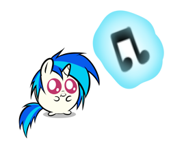 Size: 2105x1753 | Tagged: safe, artist:mishiti14, dj pon-3, vinyl scratch, pony, unicorn, blob ponies, solo