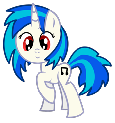 Size: 1200x1290 | Tagged: safe, artist:dragonpony, dj pon-3, vinyl scratch, pony, unicorn, female, horn, mare, solo