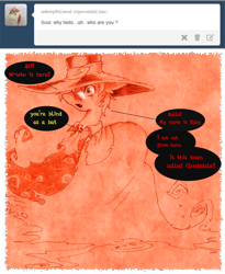 Size: 1012x1236 | Tagged: safe, artist:dreadcoffins, oc, oc only, vampony, alucard, ask, ask hazy squash, hellsing, solo