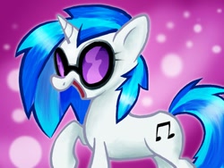 Size: 800x600 | Tagged: safe, artist:kriahfox, dj pon-3, vinyl scratch, pony, unicorn, female, glasses, solo