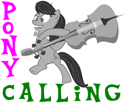 Size: 3500x2920 | Tagged: safe, artist:delzepp, octavia melody, earth pony, pony, slice of life (episode), album cover, parody, simple background, smashing guitar, the clash, vector, white background