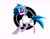 Size: 2598x2007 | Tagged: safe, artist:hosikawa, dj pon-3, vinyl scratch, pony, unicorn, pixiv, solo