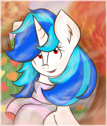 Size: 724x848 | Tagged: safe, artist:kristysk, dj pon-3, vinyl scratch, pony, unicorn, female, horn, mare, solo