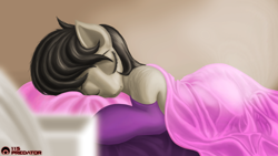 Size: 1920x1080 | Tagged: safe, artist:tsaritsaluna, octavia melody, earth pony, pony, clothes, sleeping, socks, solo