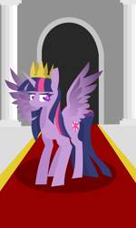 Size: 1024x1707 | Tagged: safe, artist:pixernosse, derpibooru import, twilight sparkle, twilight sparkle (alicorn), alicorn, pony, crown, female, mare, solo