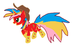 Size: 782x495 | Tagged: safe, artist:j-j-bases, artist:stardash123, oc, oc only, oc:brealotus, base used, rainbow power, rainbow power-ified, simple background, solo, white background