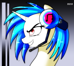 Size: 1481x1320 | Tagged: safe, artist:skyart301, dj pon-3, vinyl scratch, pony, unicorn, female, horn, mare, solo