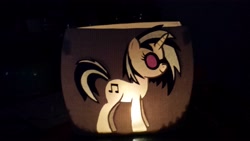 Size: 4128x2322 | Tagged: safe, dj pon-3, vinyl scratch, pony, unicorn, craft, female, horn, lantern, mare, white coat