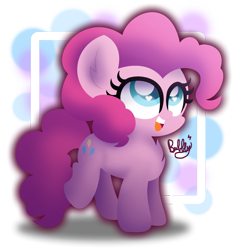 Size: 2201x2323 | Tagged: safe, artist:bubbly-storm, pinkie pie, earth pony, pony, heart eyes, simple background, solo, transparent background, wingding eyes