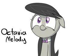 Size: 1200x900 | Tagged: safe, artist:sapsdrow, octavia melody, earth pony, pony, female, mare, simple background, solo, white background