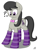 Size: 1920x2560 | Tagged: safe, artist:megaartist923, octavia melody, earth pony, pony, clothes, socks, socktavia, solo, striped socks