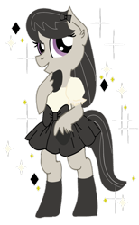 Size: 701x1141 | Tagged: safe, artist:osakachii, octavia melody, earth pony, pony, bipedal, solo