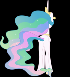 Size: 644x705 | Tagged: safe, artist:trevor7626, princess celestia, alicorn, pony, butt, female, plot, sunbutt, vector