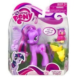 Size: 300x300 | Tagged: safe, derpibooru import, twilight sparkle, bird, brushable, irl, official, photo, toy