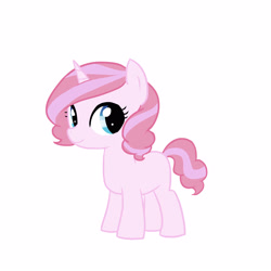 Size: 3000x3000 | Tagged: safe, artist:kianamai, oc, oc only, oc:sugar rush, filly, high res, kilalaverse, next generation, offspring, parent:pinkie pie, parent:pokey pierce, parents:pokeypie, simple background, solo, white background