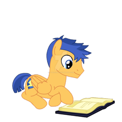 Size: 894x894 | Tagged: safe, artist:tobizgirl, flash sentry, pegasus, pony, book, cutie mark, male, obtrusive watermark, reading, smiling, solo, stallion, watermark, wings