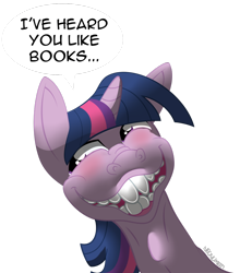 Size: 1024x1164 | Tagged: safe, artist:neoncel, derpibooru import, twilight sparkle, troll, creepy, dialogue, simple background, solo, text, transparent background