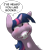 Size: 1024x1164 | Tagged: safe, artist:neoncel, derpibooru import, twilight sparkle, troll, creepy, dialogue, simple background, solo, text, transparent background