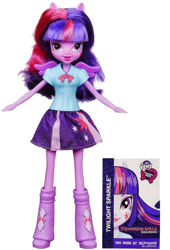 Size: 396x584 | Tagged: safe, derpibooru import, twilight sparkle, twilight sparkle (alicorn), alicorn, equestria girls, doll, irl, official, photo, solo, toy