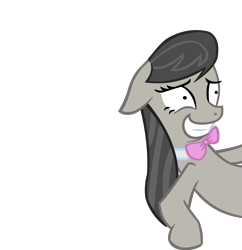 Size: 1377x1423 | Tagged: artist needed, safe, octavia melody, earth pony, pony, floppy ears, grin, nervous, simple background, smiling, solo, transparent background, vector, wide eyes