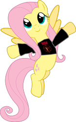 Size: 4309x6885 | Tagged: safe, artist:needed, artist:ziomal1987, edit, fluttershy, pegasus, pony, absurd resolution, rush, simple background, solo, starman, transparent background, vector, vector edit