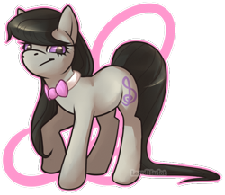 Size: 774x673 | Tagged: dead source, safe, artist:lacedharlot, octavia melody, earth pony, pony, cutie mark, female, mare, solo