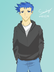 Size: 3096x4128 | Tagged: safe, artist:chelimaki, flash sentry, human, better together, equestria girls, digital art, fanart, male