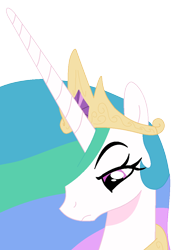 Size: 776x1066 | Tagged: safe, artist:stephen-fisher, princess celestia, alicorn, pony, lesson zero, celestia is not amused, simple background, solo, transparent background, unamused