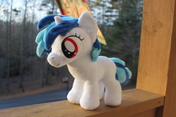 Size: 1600x1067 | Tagged: safe, artist:emberfall0507, dj pon-3, vinyl scratch, irl, photo, plushie, solo