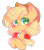 Size: 1559x1761 | Tagged: safe, artist:windymils, applejack, earth pony, pony, bust, pigtails, portrait, simple background, solo, transparent background, twintails