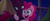 Size: 1920x804 | Tagged: safe, screencap, fizzlepop berrytwist, pinkie pie, tempest shadow, earth pony, pony, unicorn, my little pony: the movie, broken horn, cute, diapinkes, duo, embarrassed, excited, eye scar, female, hug, mare, scar, varying degrees of want