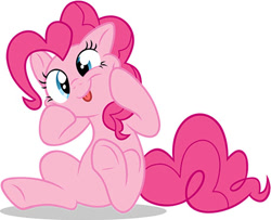 Size: 459x373 | Tagged: safe, artist:glamourkat, edit, pinkie pie, pony, :p, cute, diapinkes, female, official, pinkie being pinkie, ponk, silly, silly face, silly pony, solo, tongue out