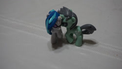 Size: 900x506 | Tagged: safe, dj pon-3, neon lights, rising star, vinyl scratch, pony, unicorn, blind bag, female, male, shipping, straight, toy, vinylights