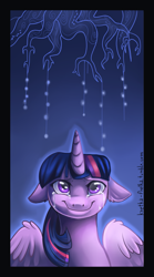 Size: 1067x1920 | Tagged: safe, artist:kretka-fretka, derpibooru import, twilight sparkle, twilight sparkle (alicorn), alicorn, pony, castle sweet castle, crying, female, happy, mare, smiling, solo