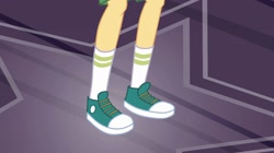 Size: 1920x1074 | Tagged: safe, screencap, flash sentry, better together, equestria girls, spring breakdown, all good (song), close-up, clothes, converse, legs, male, pictures of legs, shoes, sneakers, socks